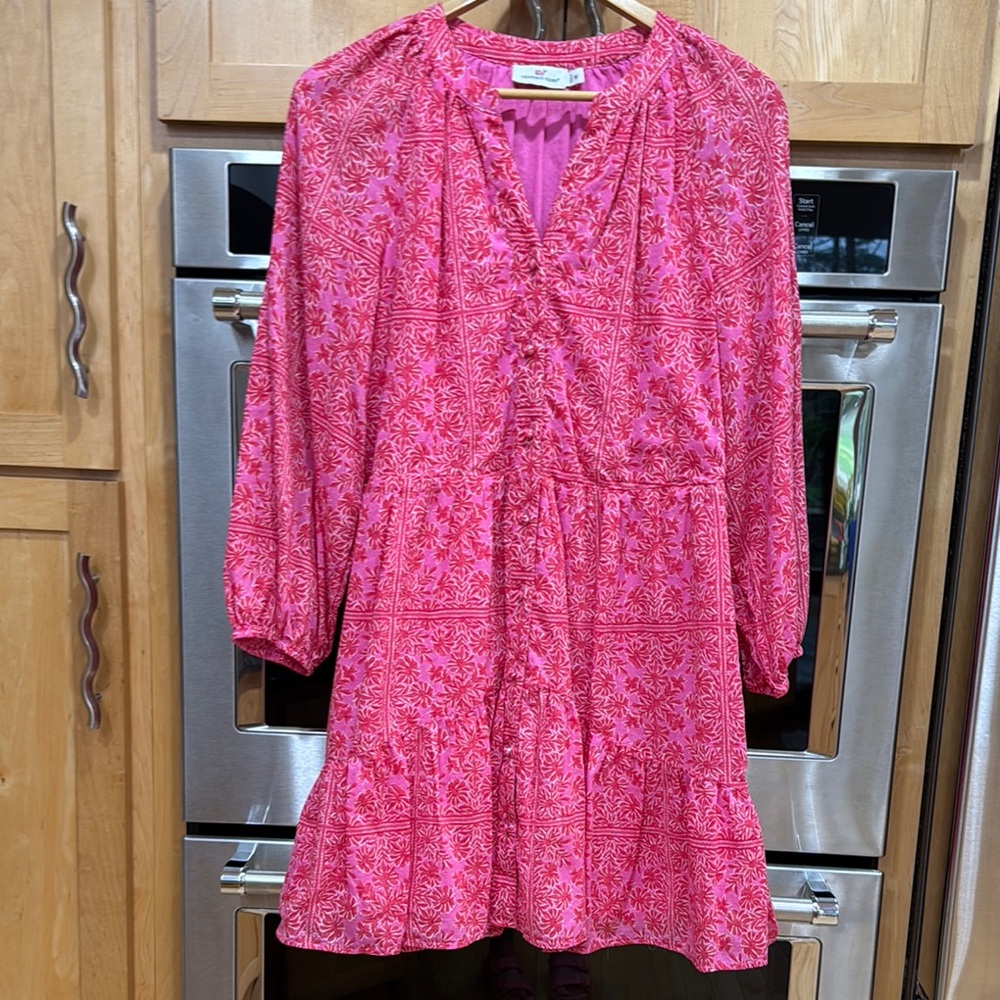 Vineyard Vines Women’s Pink Floral Dress